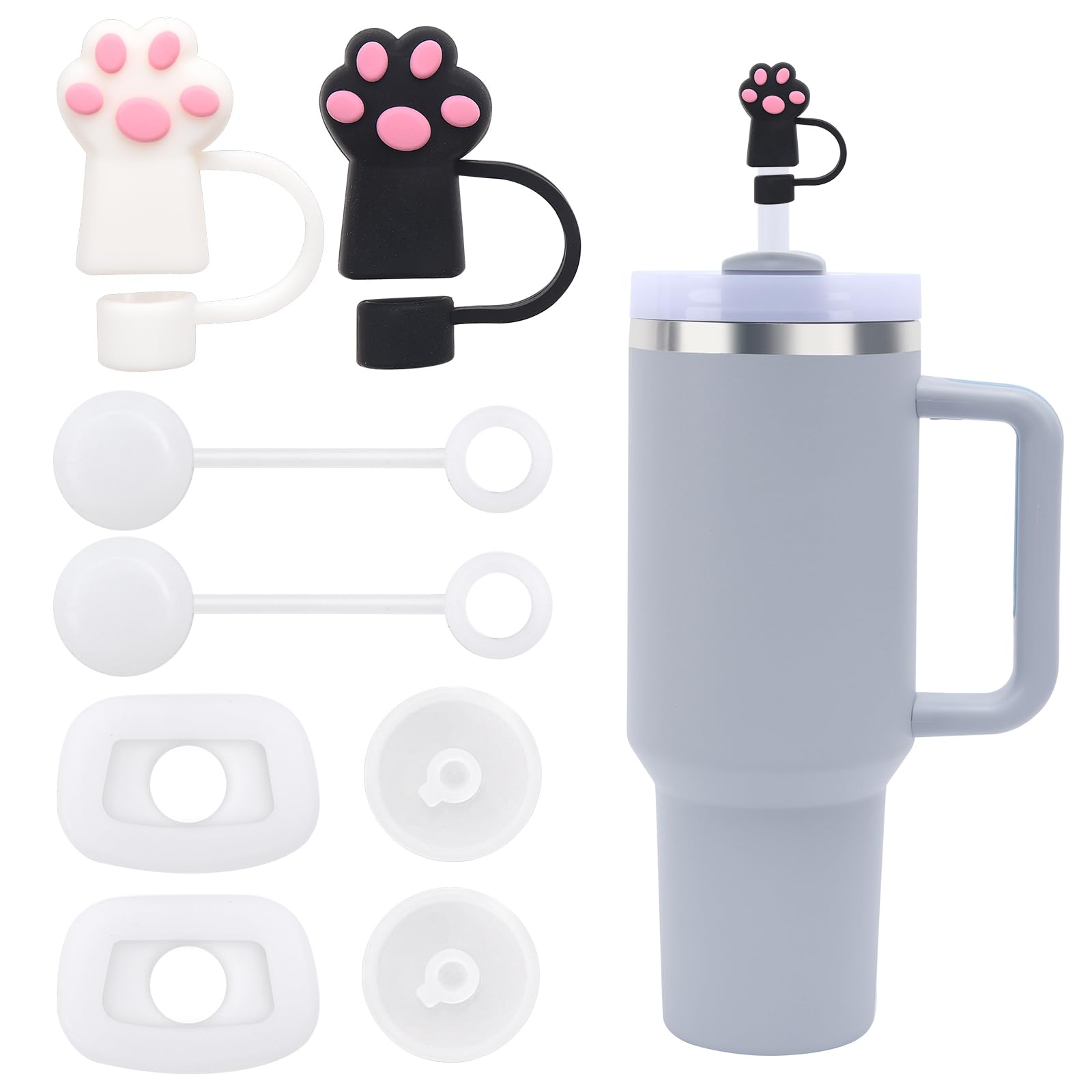 Foto 2 pulgar | Set Antiderrames Raymall Para Stanley Cup De 1,2 Litros Con Funda De Pajita - Venta Internacional.