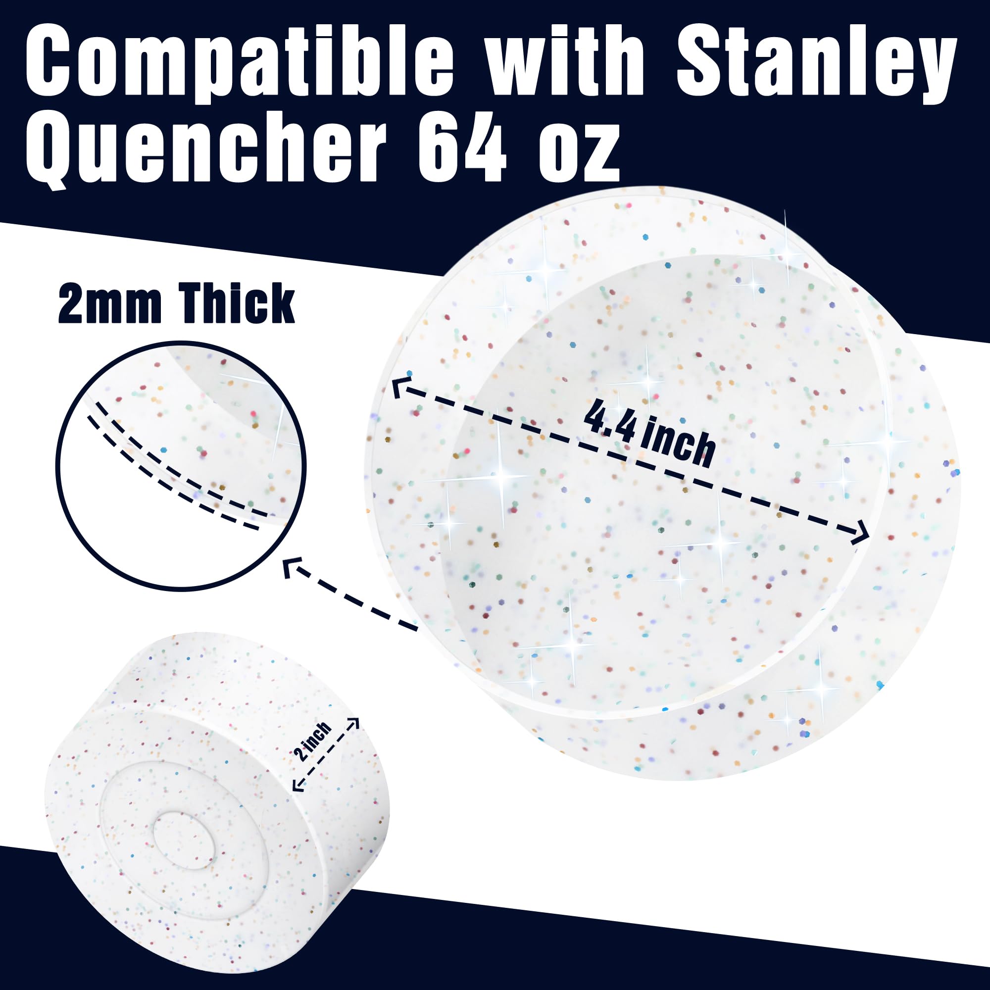 Foto 3 pulgar | Funda Protectora De Silicona Para Vaso Stanley Quencher De 1,9 L - Venta Internacional.