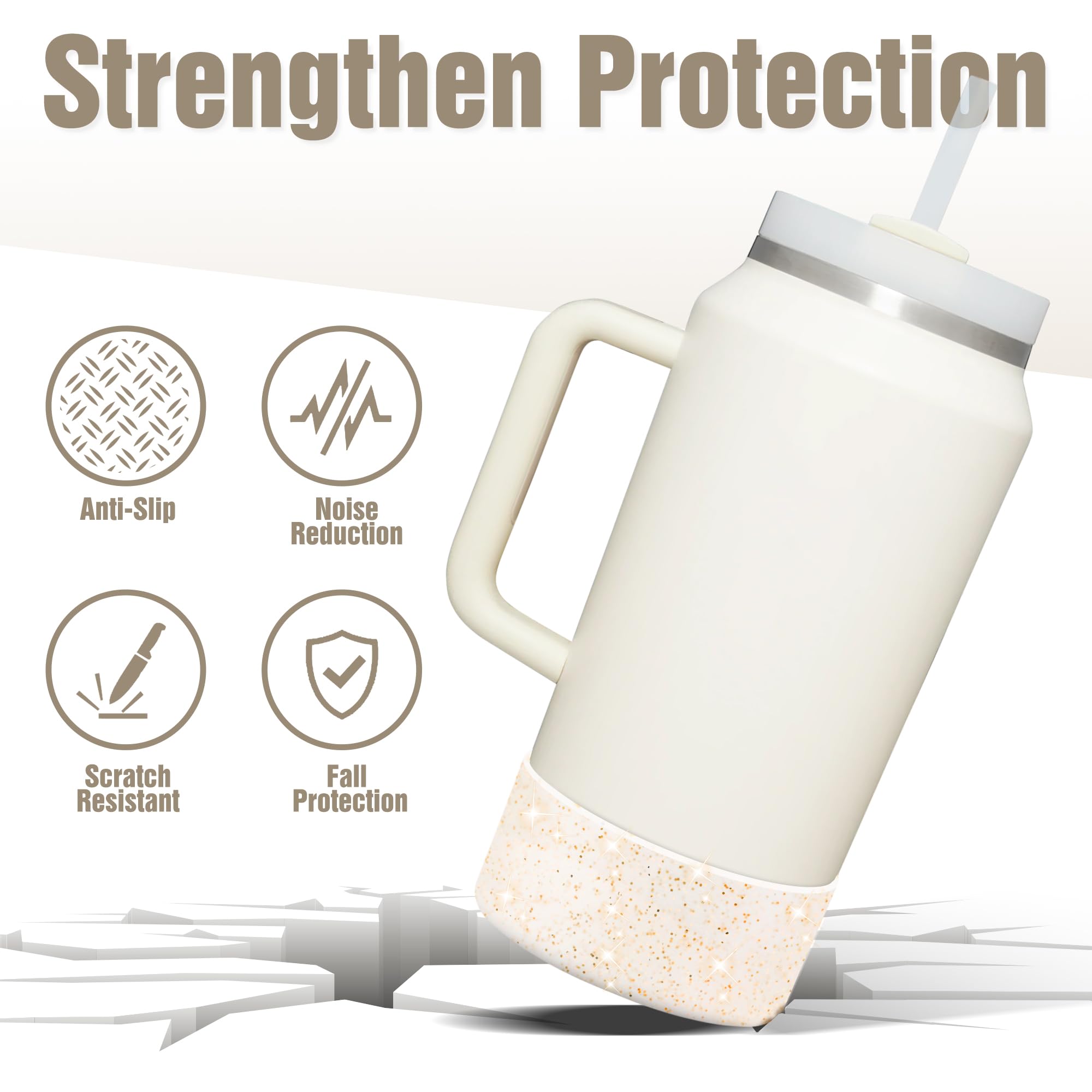 Foto 3 | Funda Protectora De Silicona Para Vaso Stanley Quencher De 1,9 L - Venta Internacional.