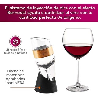 Foto 5 | Decantador de Vino Vituzzi Transparente