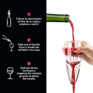 Foto 4 | Decantador de Vino Premium Vituzzi Dorado