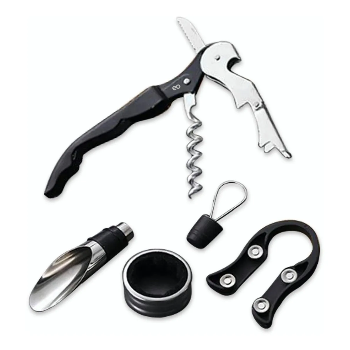 Foto 2 pulgar | Sacacorchos Multifuncional Descorchador Profesional Eo Safe Imports Esi-20689 Negro