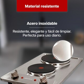 Foto 4 | Parrilla Eléctrica Maxims Jzgs2e01 De 2 Quemadores Plata 127v Empotrable