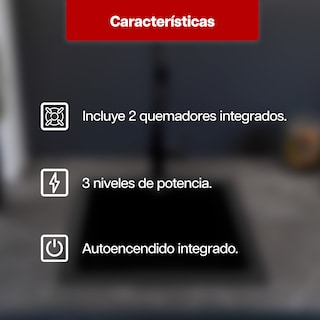 Foto 5 | Parrilla Eléctrica Maxims Jzgs2e01 De 2 Quemadores Plata 127v Empotrable