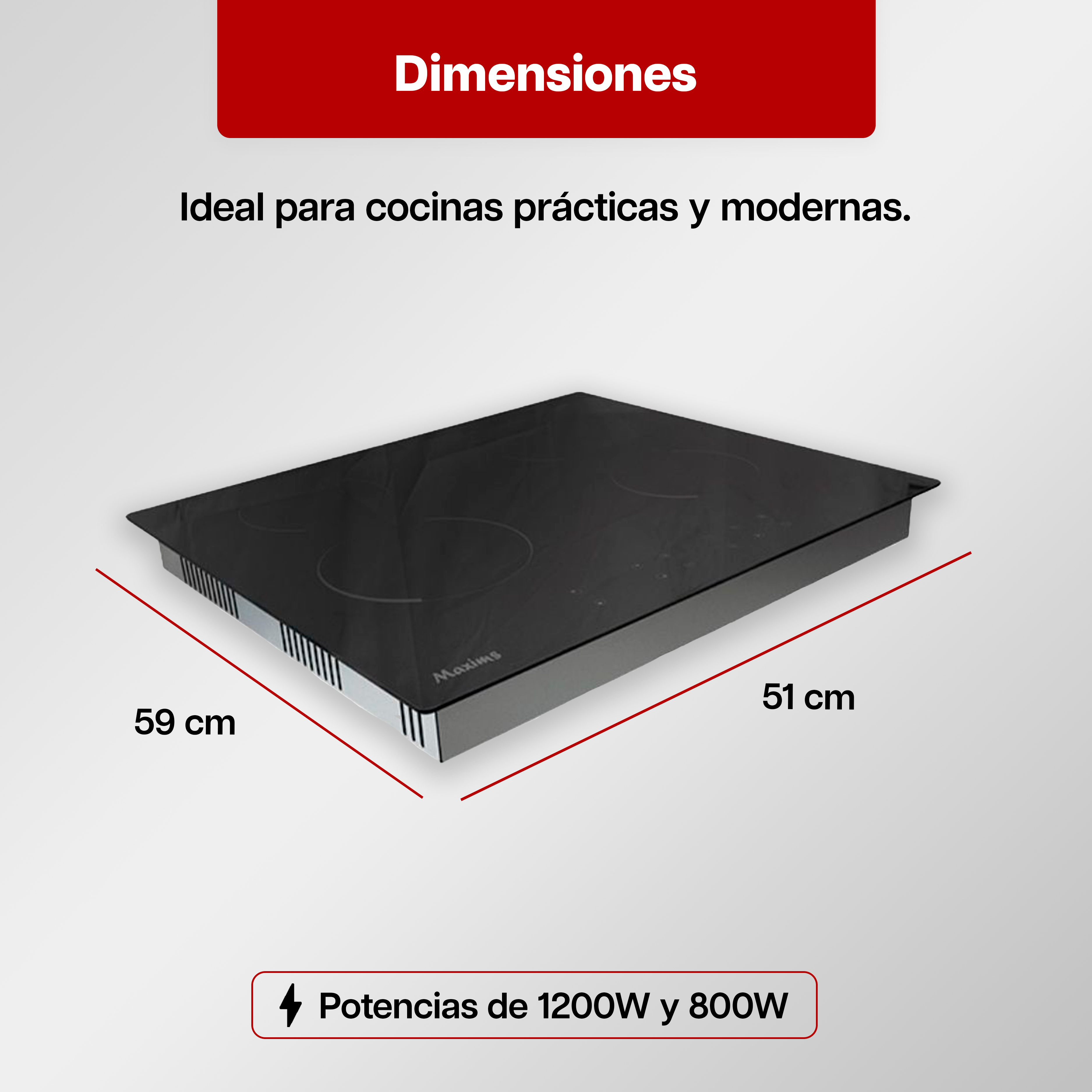 Foto 4 pulgar | Parrilla Eléctrica Maxims Jvbs4v 4 Quemadores Cristal 127v Negra