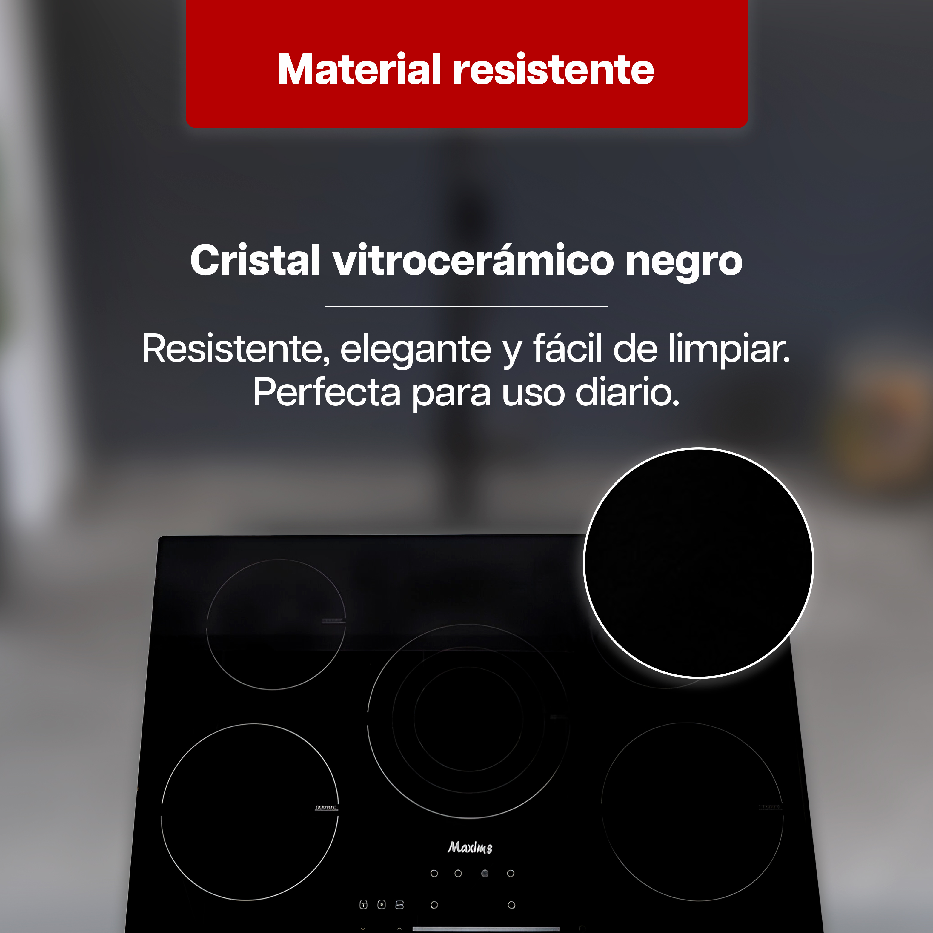 Foto 5 pulgar | Parrilla Eléctrica Maxims Jvbs4v 4 Quemadores Cristal 127v Negra