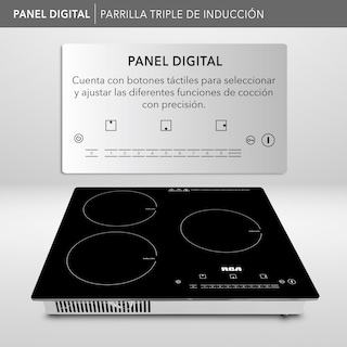 Foto 4 | Parrilla de Inducción RCA 49 x 52 cm Eléctrica RC-12A6 Negra