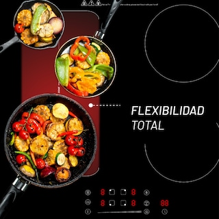 Foto 3 | Nuur Parrilla De Inducción 4 Quemadores Blanca Parin4-bb