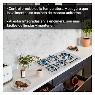 Foto 3 | Parrilla a Gas Gutstark 5 Quemadores Acero Inoxidable Empotrable