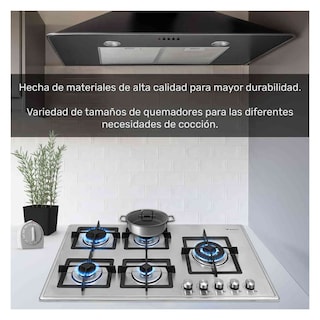 Foto 6 | Parrilla a Gas Gutstark 5 Quemadores Acero Inoxidable Empotrable