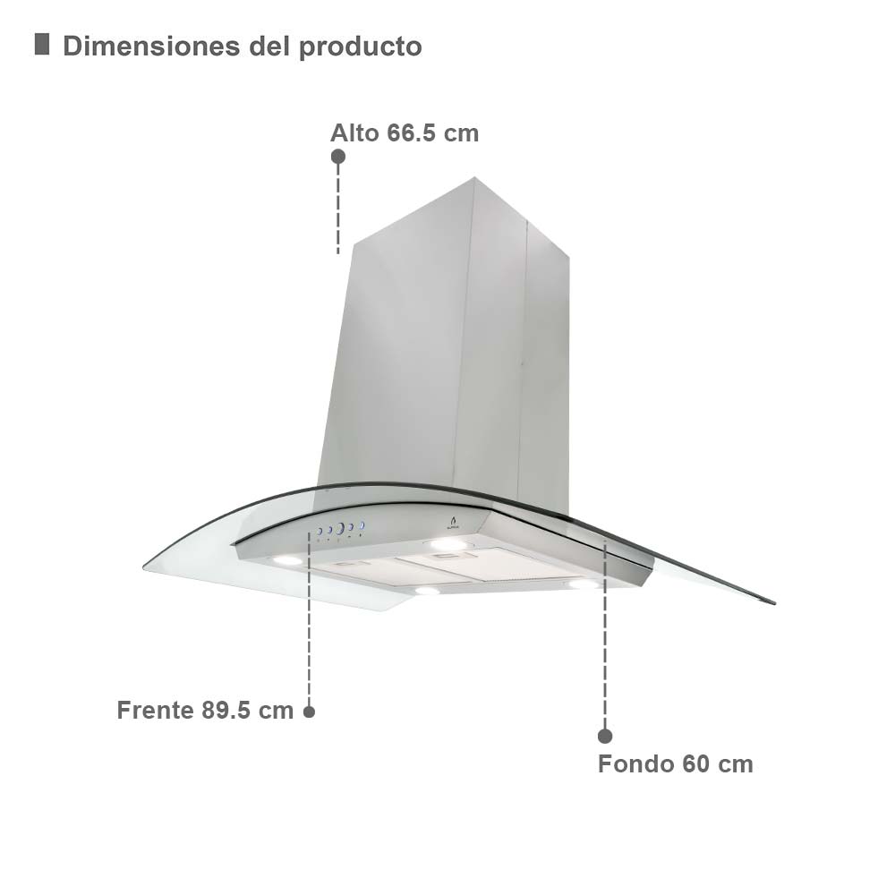 Foto 6 | Parrilla 5 Quemadores + Campana de Isla 90 cm + Horno Empotrable Supra