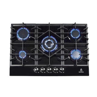 Foto 2 | Tricombo Parrilla 5 Quemadores + Campana de Isla 76 cm + Horno Empotrable Supra Barelli Negros