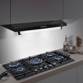 Foto 6 | Combo Supra Beretta Parrilla 5 Quemadores De Acero Inoxidable Y Campana De Pared En 76 Cm