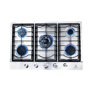 Foto 2 | Parrilla 5 Quemadores Acero Inoxidable + Campana de Pared 76 Cm Supra Ravizza