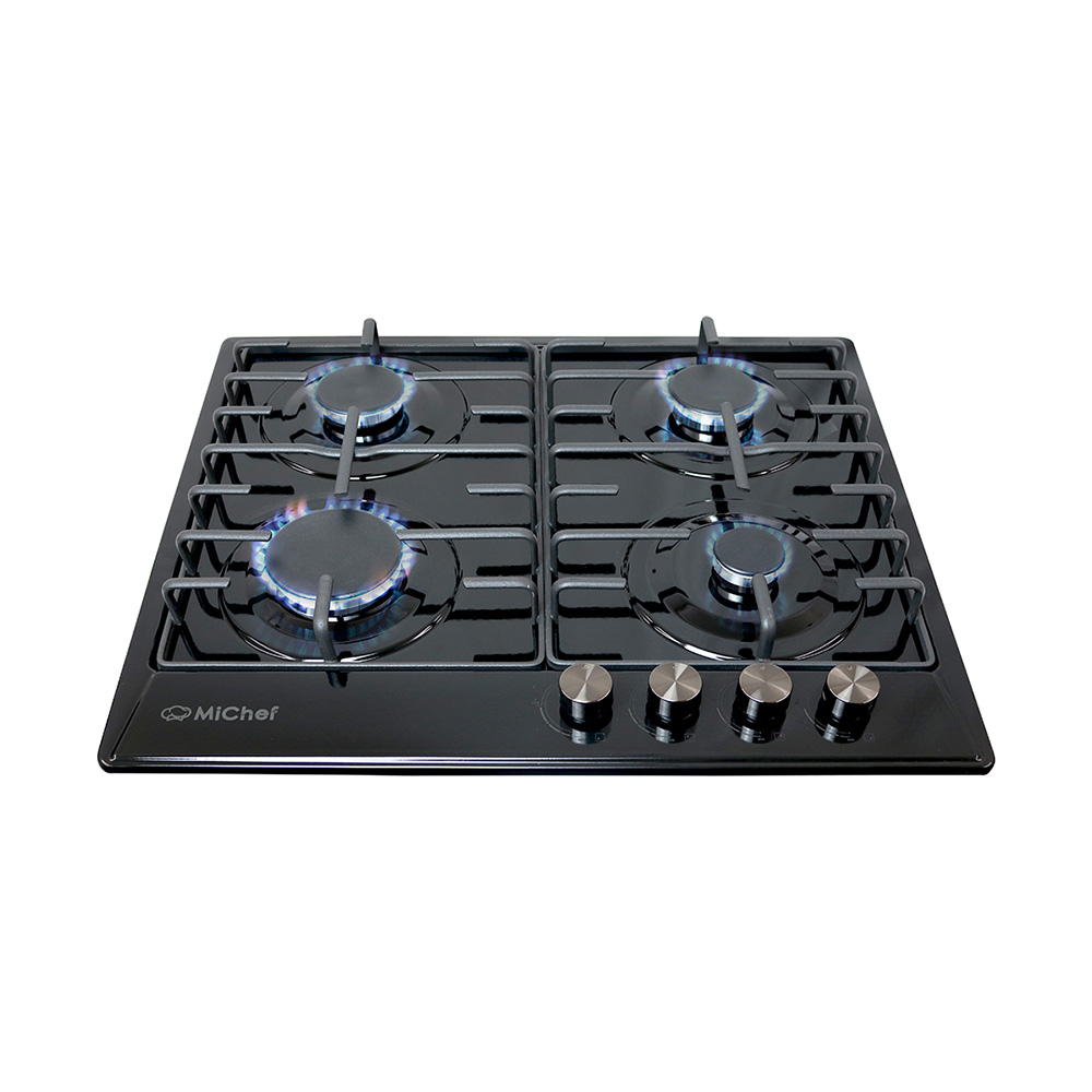 Foto 2 pulgar | Parrilla de empotrar 4 quemadores FERNET de 60 cm Color Negro Esmalteado