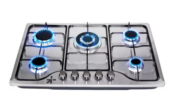 Foto 1 | Parrilla Empotrable Wünd 5 Quemadores Gas Acero Inoxidable