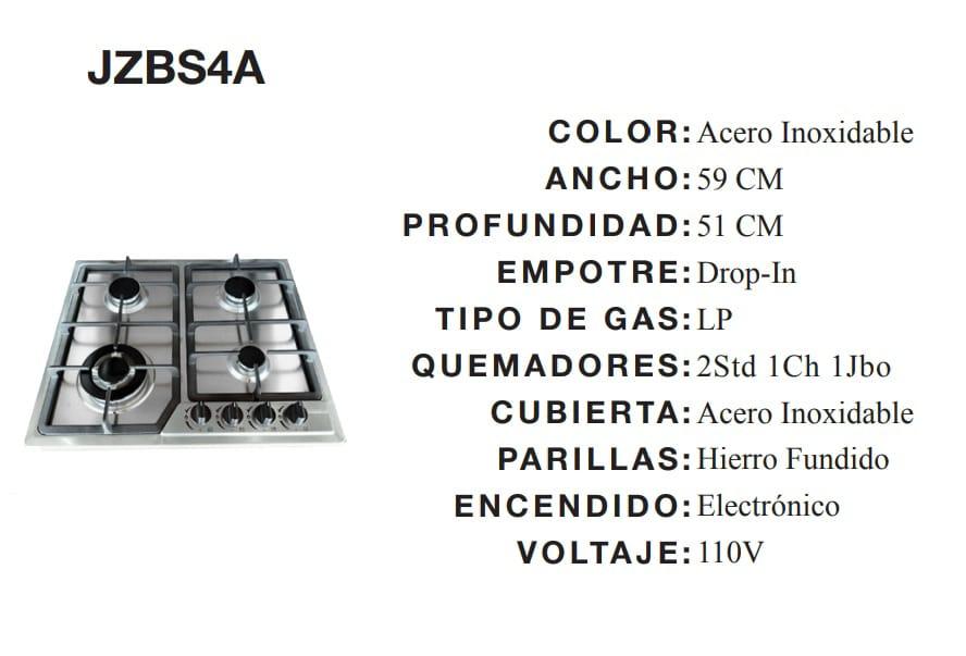 Foto 3 pulgar | Parrilla A Gas A Empotre Maxims Jzbs4a