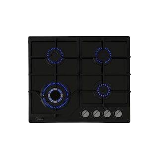 Foto 1 | Parrilla Empotrable a Gas Midea Negra Cristal Templado 24”