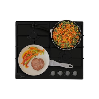 Foto 7 | Parrilla Empotrable a Gas Midea Negra Cristal Templado 24”