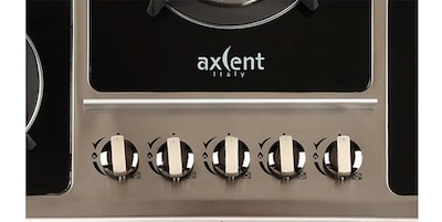 Foto 2 | Parrilla Axcent Italy de 5 Quemadores en Cristal Templado Negro 86 cm