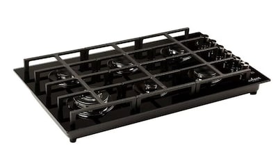 Foto 2 | Parrilla Axcent Italy de 6 Quemadores En Cristal Templado Negro 90 Cm