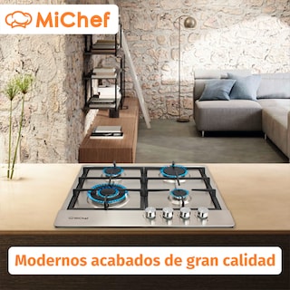 Foto 7 | Parrilla A Gas Empotrable Michef Scappi 60cm Cubierta en Acero Inoxidable