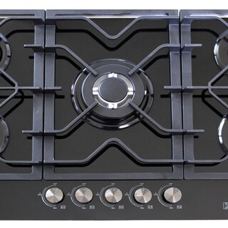 Foto 3 | Parrilla A Gas De 5 Quemadores Para Empotrar De 87 Cm Cubierta De Acero Inoxidable Mod. 5q-tg-87