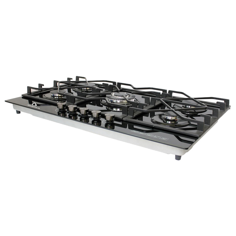 Foto 4 | Parrilla A Gas De 5 Quemadores Para Empotrar De 87 Cm Cubierta De Acero Inoxidable Mod. 5q-tg-87