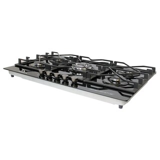 Foto 4 | Parrilla A Gas De 5 Quemadores Para Empotrar De 87 Cm Cubierta De Acero Inoxidable Mod. 5q-tg-87