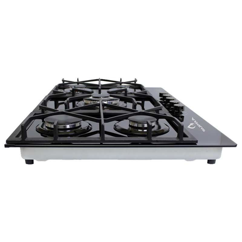 Foto 7 | Parrilla A Gas De 5 Quemadores Para Empotrar De 87 Cm Cubierta De Acero Inoxidable Mod. 5q-tg-87