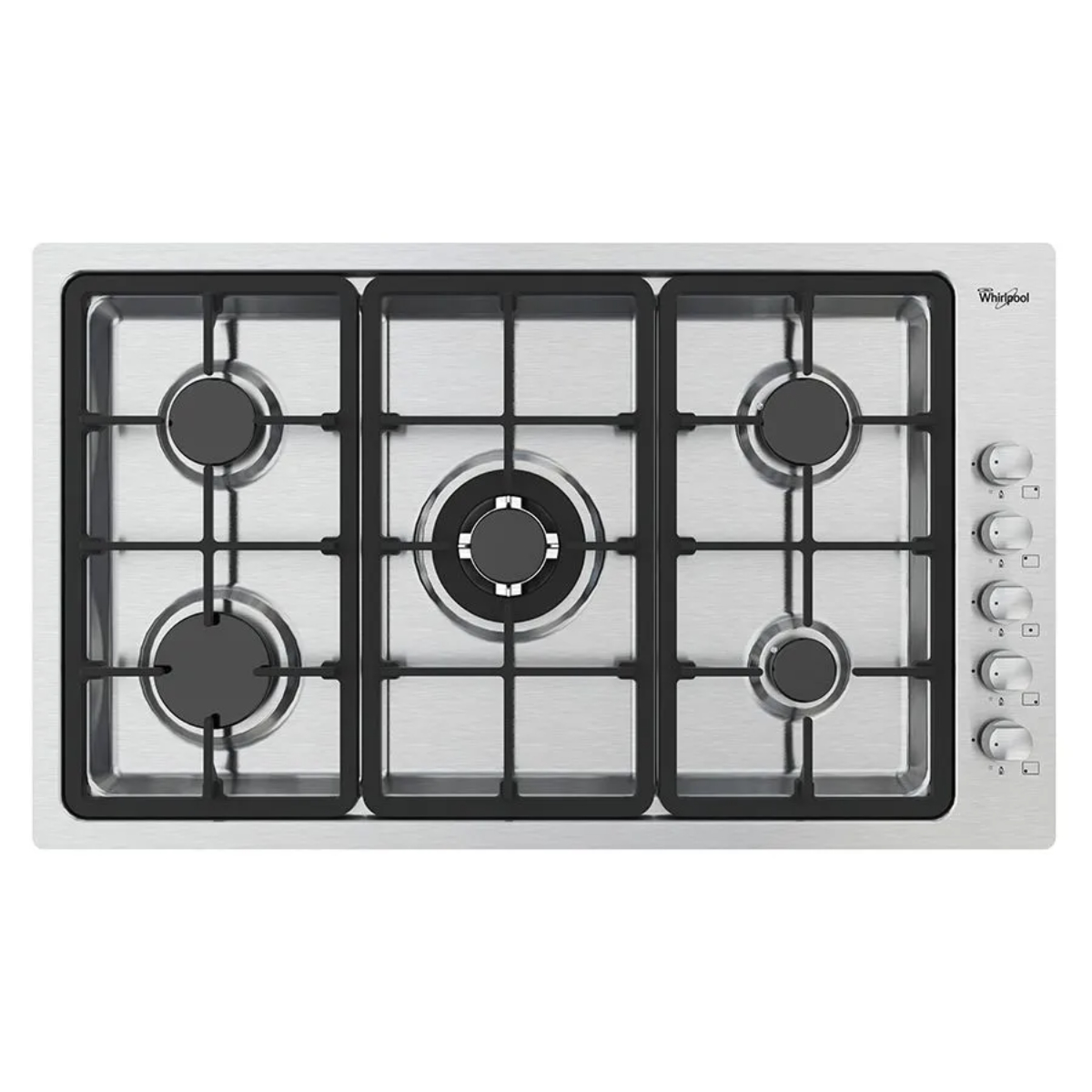 Foto 2 pulgar | Parrilla Gas Empotre Whirlpool Wp3550s De 86 Cm 5 Quemadores Acer