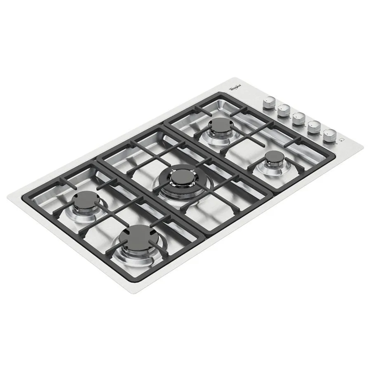 Foto 5 pulgar | Parrilla Gas Empotre Whirlpool Wp3550s De 86 Cm 5 Quemadores Acer