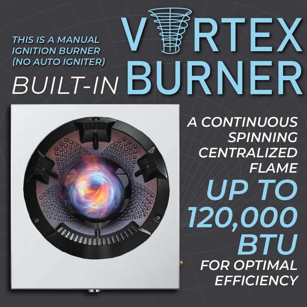 Foto 4 pulgar | Estufa De Propano Para Exteriores Concord Professional Vortex Burner - Venta Internacional.