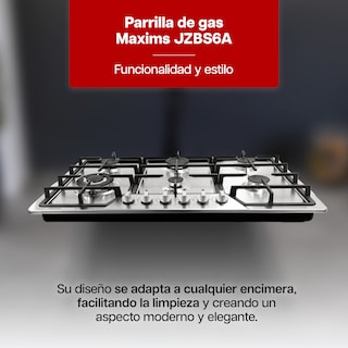 Foto 2 | Parrilla Empotrable Maxims de Gas de 6 Quemadores