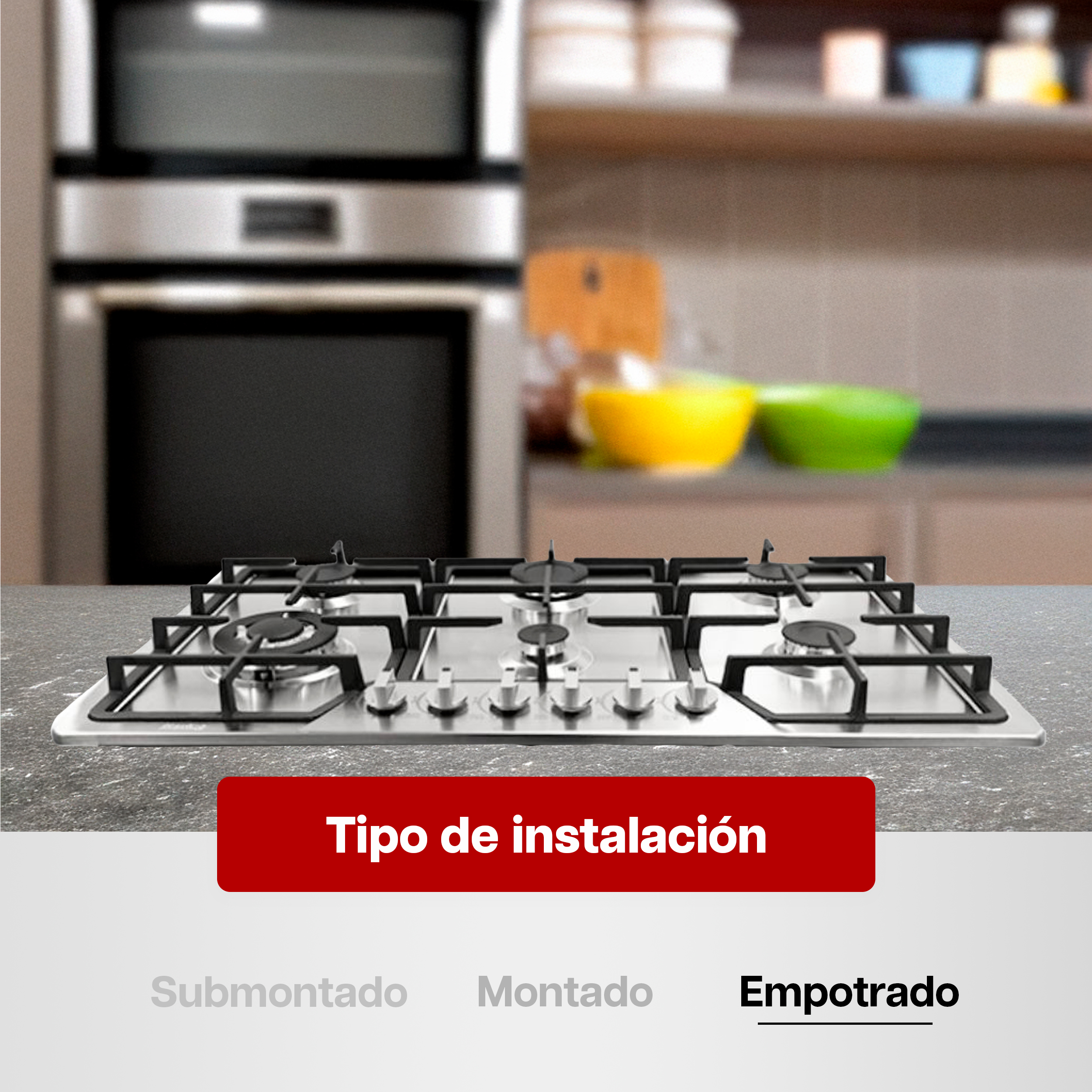 Foto 6 | Parrilla Empotrable Maxims de Gas de 6 Quemadores
