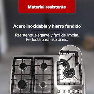 Foto 4 | Parrilla de Gas Maxims JZBS5A90 Acero Inoxidable 5 Quemadores Empotrable