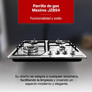 Foto 2 | Parrilla de Gas Maxims Jzbs4 4 Quemadores de Alambrón Empotrable de Acero Inoxidable