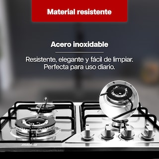 Foto 4 | Parrilla de Gas Maxims Jzbs4 4 Quemadores de Alambrón Empotrable de Acero Inoxidable