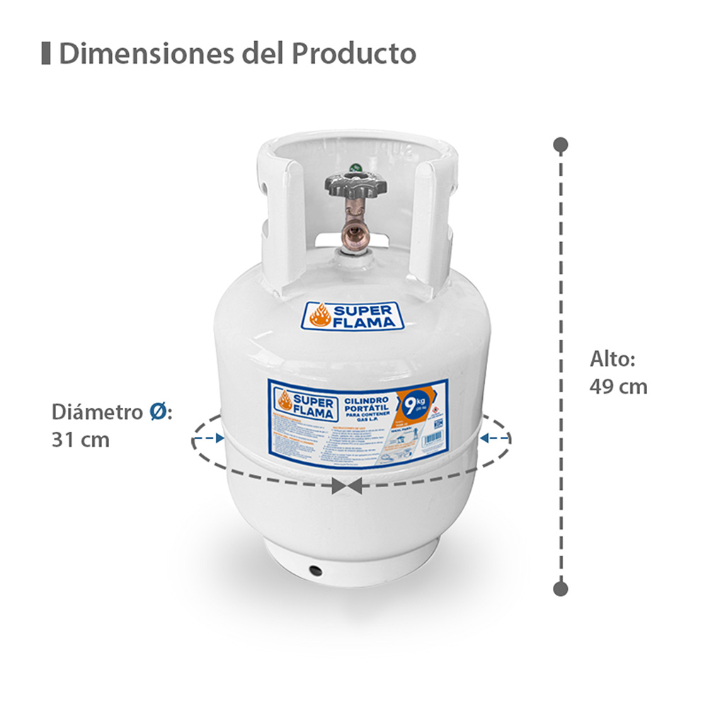 Foto 9 pulgar | Combo Parrilla de Gas LP de 2 Quemadores con Tanque de Gas 10 Kg y Kit de Instalación Super Flama