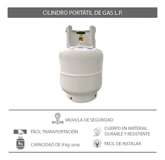 Foto 5 | Combo Super Flama Parrilla de Gas LP de 4 Quemadores con Tanque de Gas 10 kg y Kit de Instalación