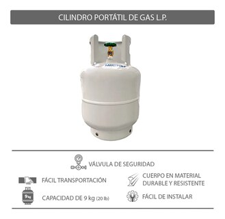 Foto 6 | Combo Super Flama Parrilla de Gas Lp de 3 Quemadores con Tanque de Gas 10 kg y Kit de Instalación
