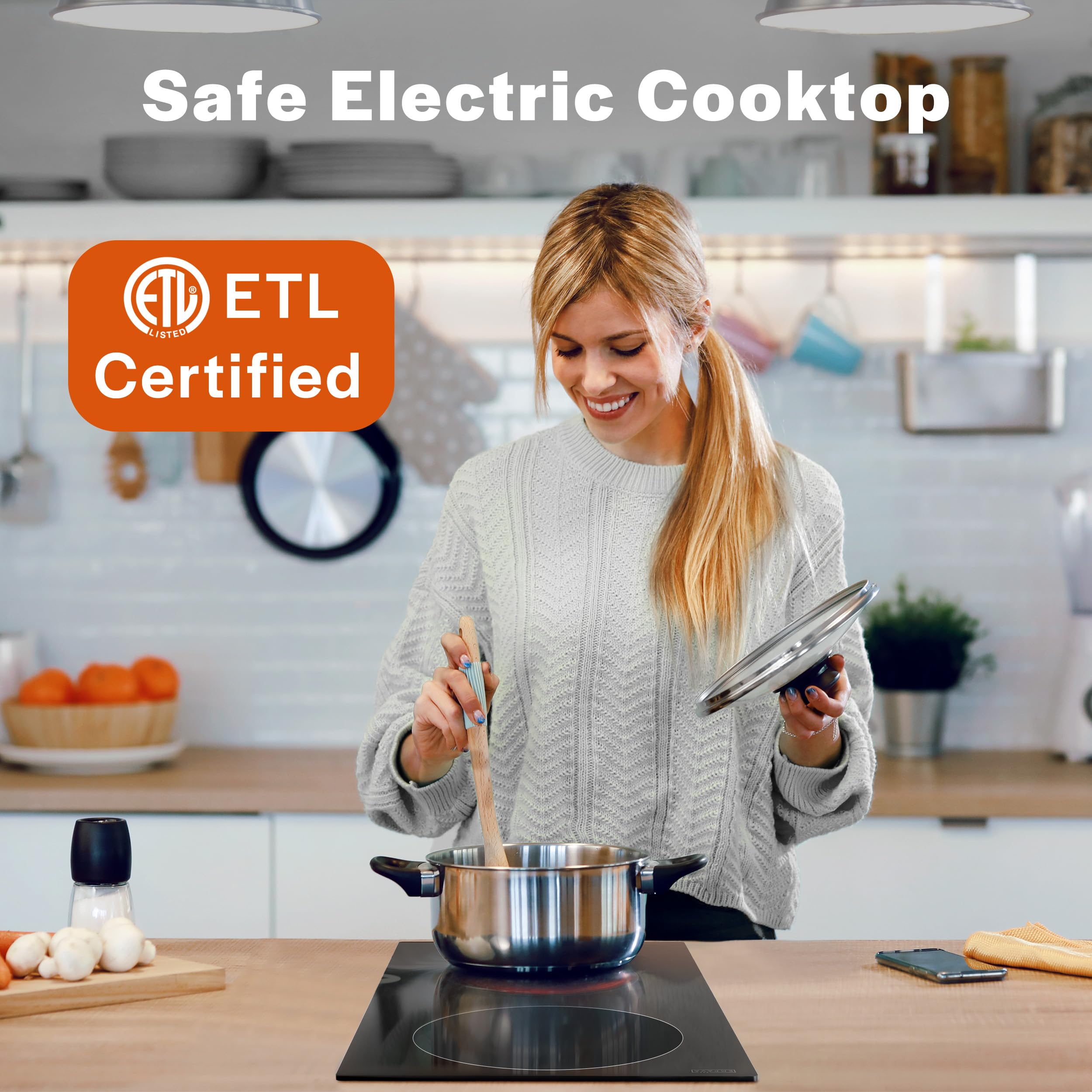 Foto 3 pulgar | Estufa Eléctrica Infrarroja Cooktop Empava 3000w Con 2 Quemadores - Venta Internacional.
