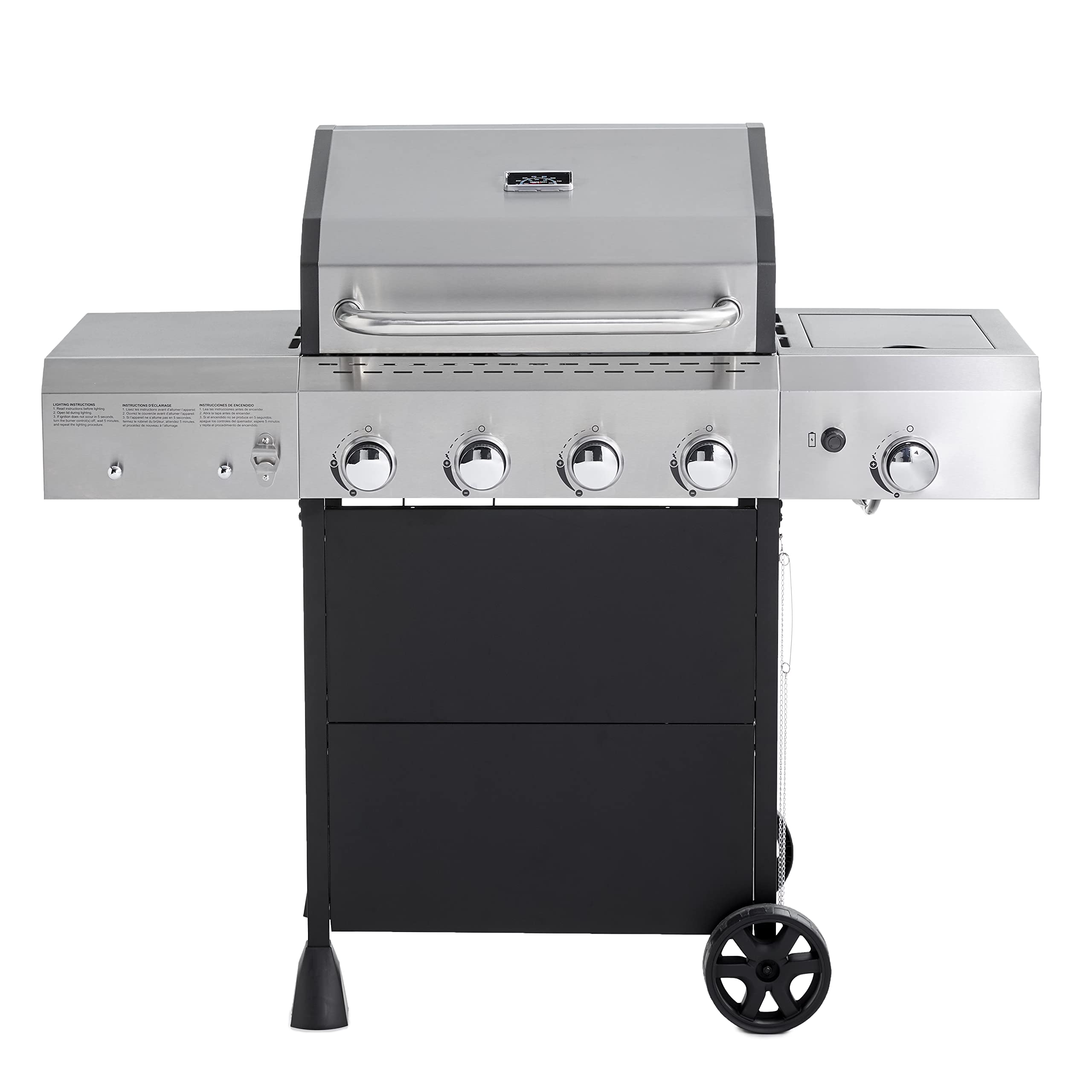 Foto 3 pulgar | Parrilla De Gas Amazon Basics, Independiente, 4 Quemadores, 52.000 Btu - Venta Internacional.