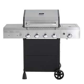 Foto 2 | Parrilla De Gas Amazon Basics, Independiente, 4 Quemadores, 52.000 Btu - Venta Internacional.