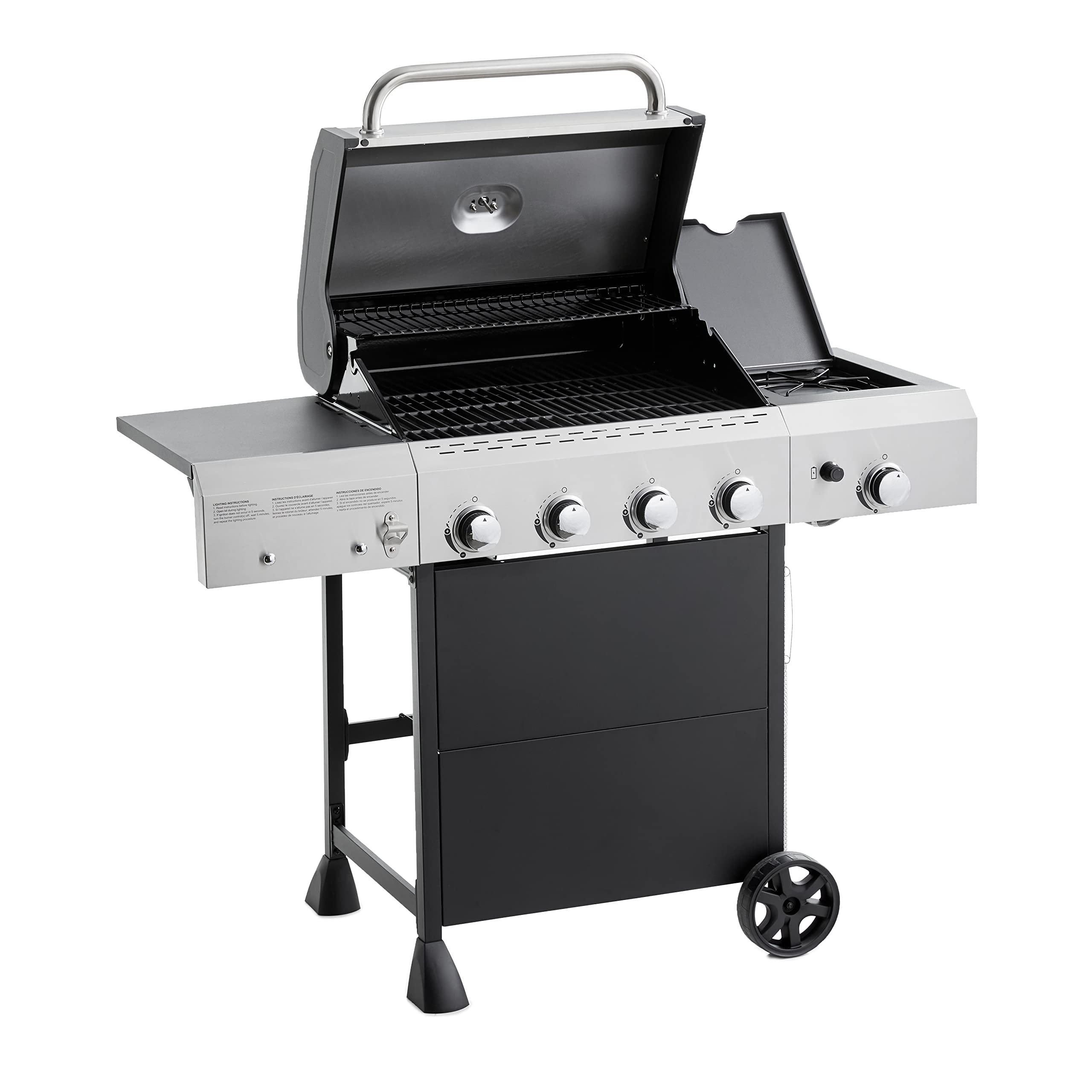 Foto 4 pulgar | Parrilla De Gas Amazon Basics, Independiente, 4 Quemadores, 52.000 Btu - Venta Internacional.