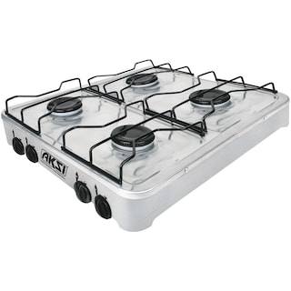 Foto 1 | Parrilla Estufa De Mesa Aksi 4 Quemadores Acero Inoxidable