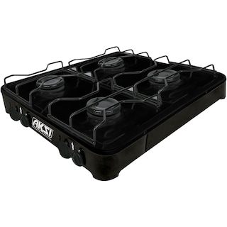 Foto 1 | Parrilla Estufa De Mesa Aksi 4 Quemadores Negro
