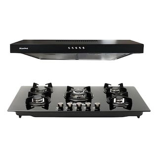 Foto 1 | Parrilla Eléctrica con 5 Quemadores Maxims con Campana 80 cm