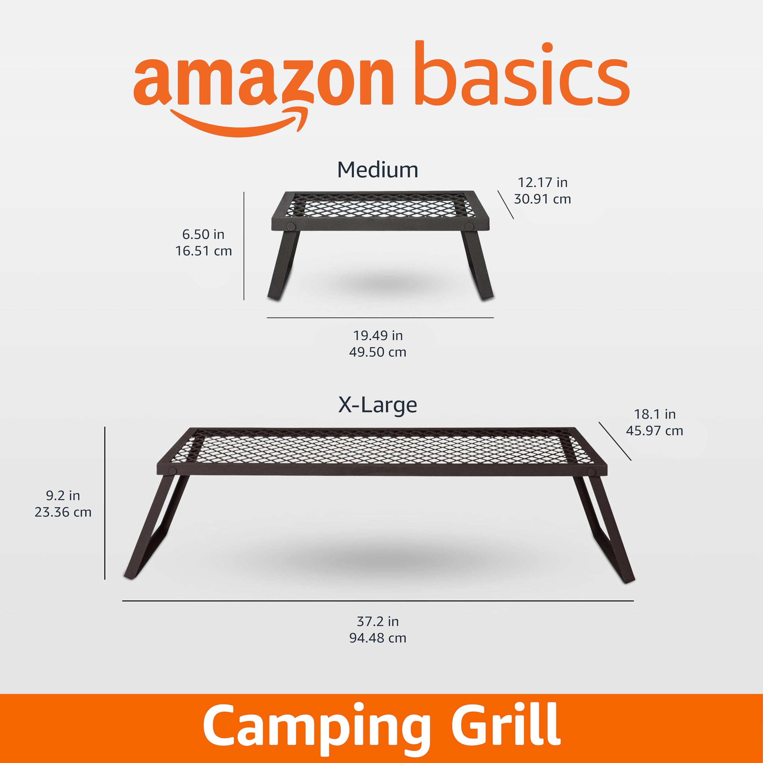 Foto 5 pulgar | Parrilla De Camping Amazon Basics, Portátil Y Plegable, Mediana - Venta Internacional.