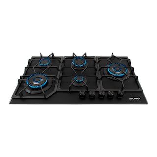 Foto 1 | Parrilla De Gas Spyder 87 | 5 Quemadores | Cristal Negro Mate | Empotrable